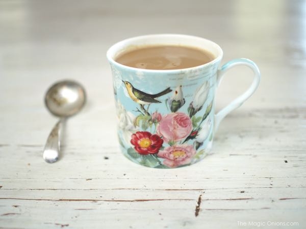 Photo of a shabby chic coffee mug