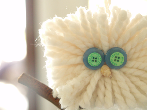 Wool Owl Christmas Ornament : www.theMagic Onions.com