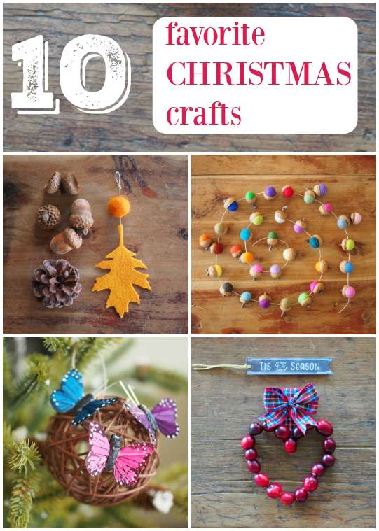 10 Favorite Christmas Crafts :: DIY Tutorials :: www.theMagicOnions.com