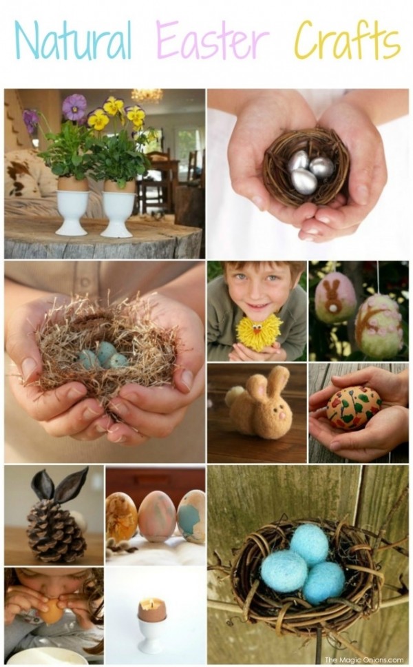 Waldorf Inspired Easter Crafts : www.theMagicOnions.com