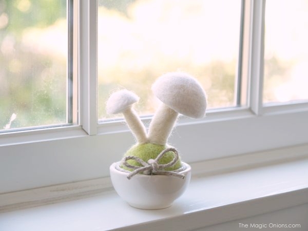 White Needle Felted Toadstool Pot :  https://themagiconions.com/shop/