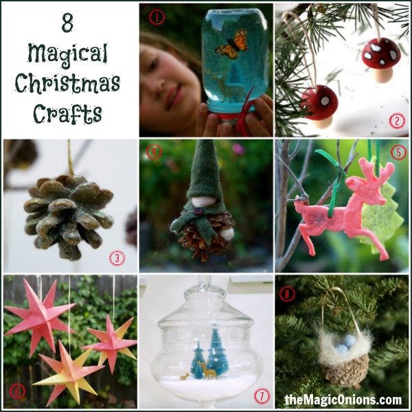 8 Magical Christmas Crafts : www.theMagicOnions.com