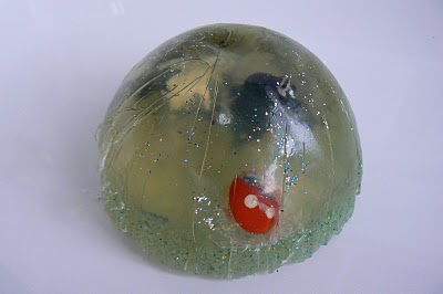 Woodland snow globe glycerine soap