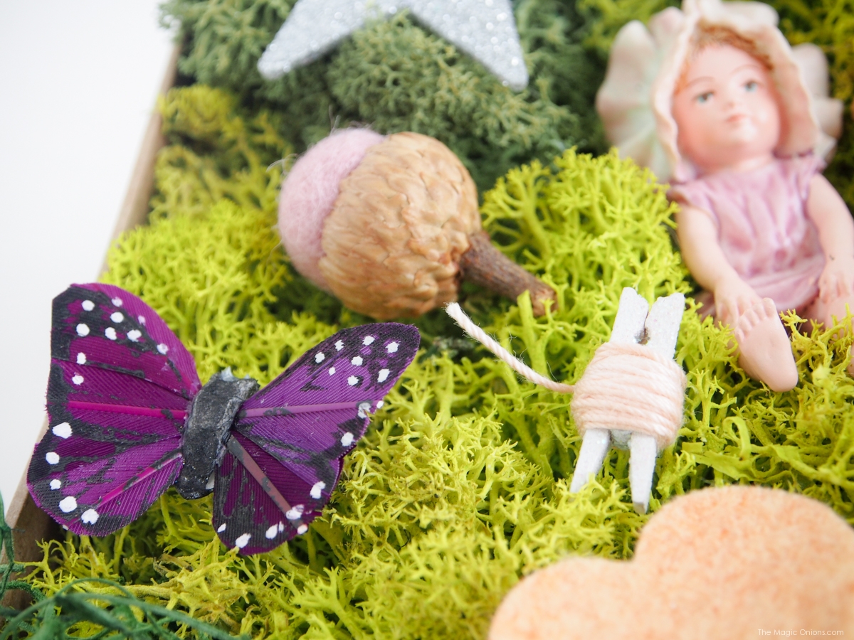Make the most enchanting fairy gardens with this FAIRY GARDEN DIY KIT IN A BOX from The Magic Onions Shop