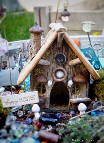 Gorgeous Fairy Garden in the 2014 Fairy Garden Contest on The Magic Onions : www.theMagicOnions.com