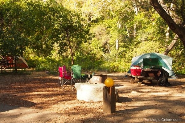 Camping at Big Sur, CA - The Magic Onions.com