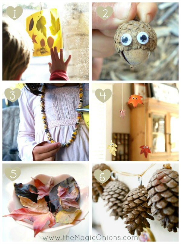 Autumn Crafting with Kids : www.theMagicOnions.com