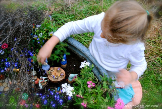 Child Friendly Fairy Garden : Fairy Garden Contest : www.theMagicOnions.com