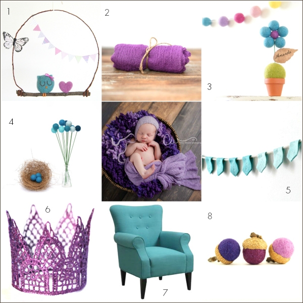Nursery Inspiration : French Lavender and Robins Egg Blue