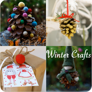 Winter Crafts from The Magic Onions : www.theMagicOnions.com