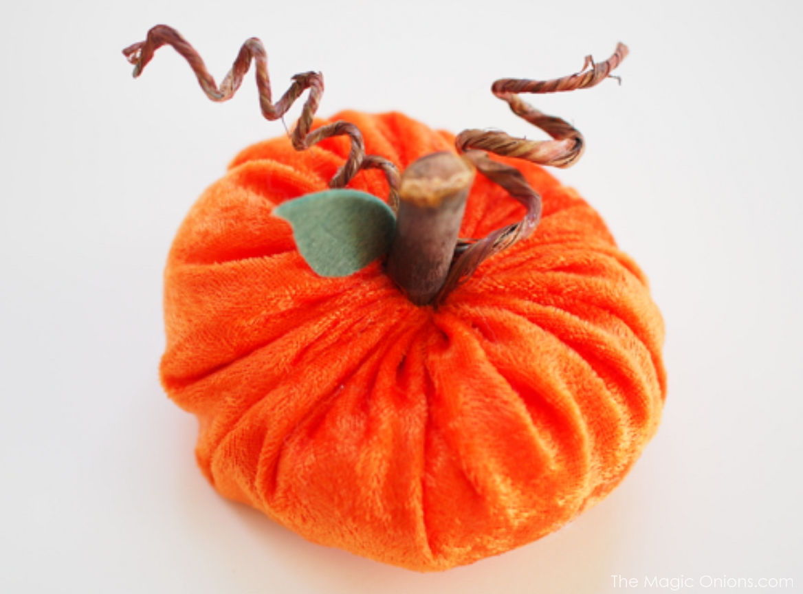 Velvet Pumpkin DIY Tutorial