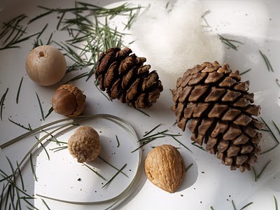 supplies needed to make a pine cone gnome Christmas ornament
