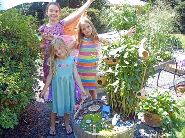 Potted Fairy Garden : Fairy Garden Contest : www.theMagicOnions.com