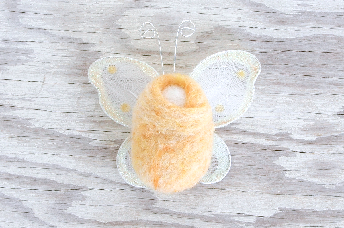 Make delightful FAIRY BABIES for your little ones with this easy DIY NEEDLE FELTING tutorial on The Magic Onions blog