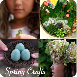 Spring Crafts from The Magic Onions : www.theMagicOnions.com
