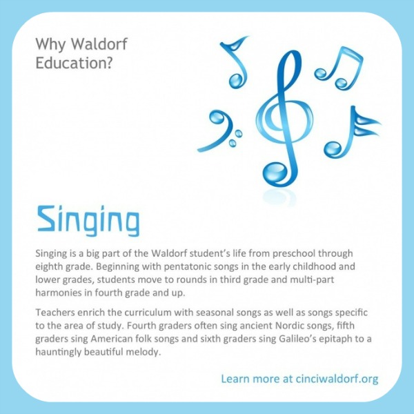 Singing in Waldorf Education : Discovering Waldorf Education : www.theMagicOnions.com