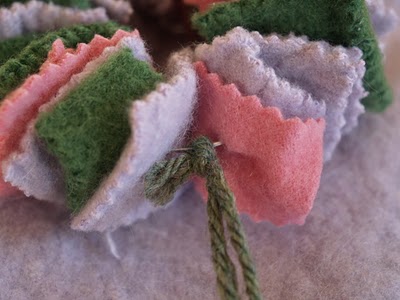 felted wool Christmas ornament