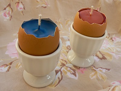 Waldorf Beeswax Easter Egg Candles
