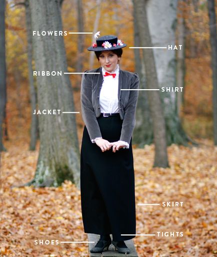 Mary Poppins Halloween Costume : www.theMagicOnions.com