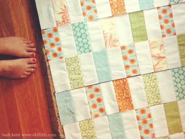 Photo of a handmade Quilt : www.theMagicOnions.com