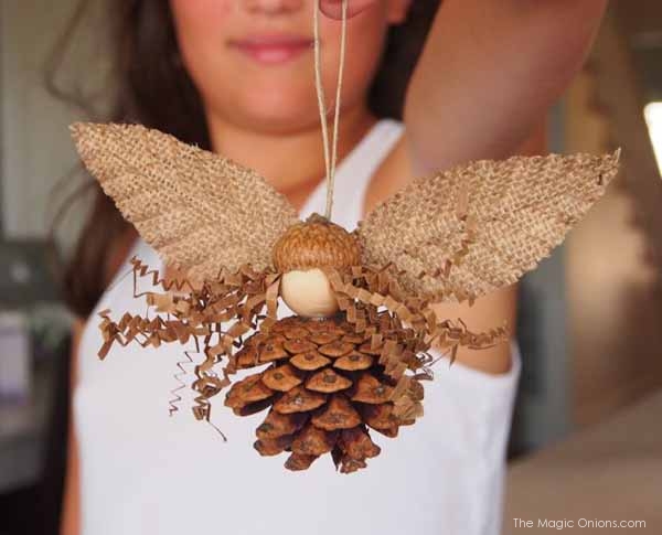 Pine Cone Fairy in Autumn Magic Craft Box : The Magic Onions