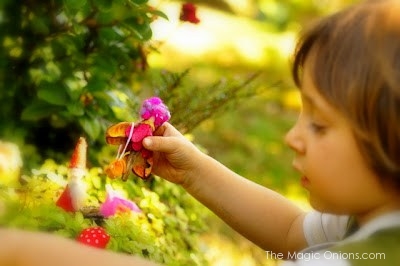 Magical fairy garden from The Magic Onions Blog :: Kid Friendly